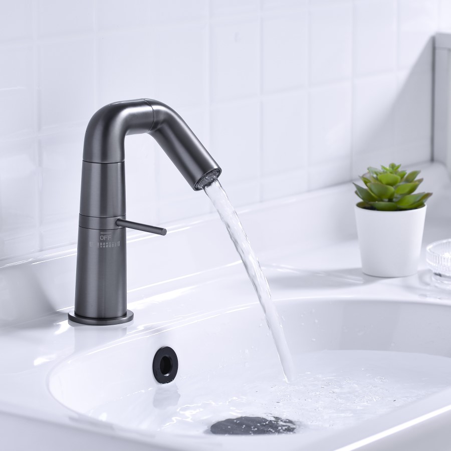 Смеситель для раковины Haiba HB10813-3, пепельный