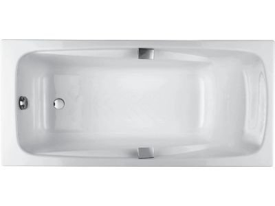 Чугунная ванна Jacob Delafon Repos E2903 180x85 см с отверстиями для ручек