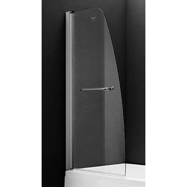 Шторка на ванну Gemy New Rockcoco 80х140 профиль Хром стекло прозрачное