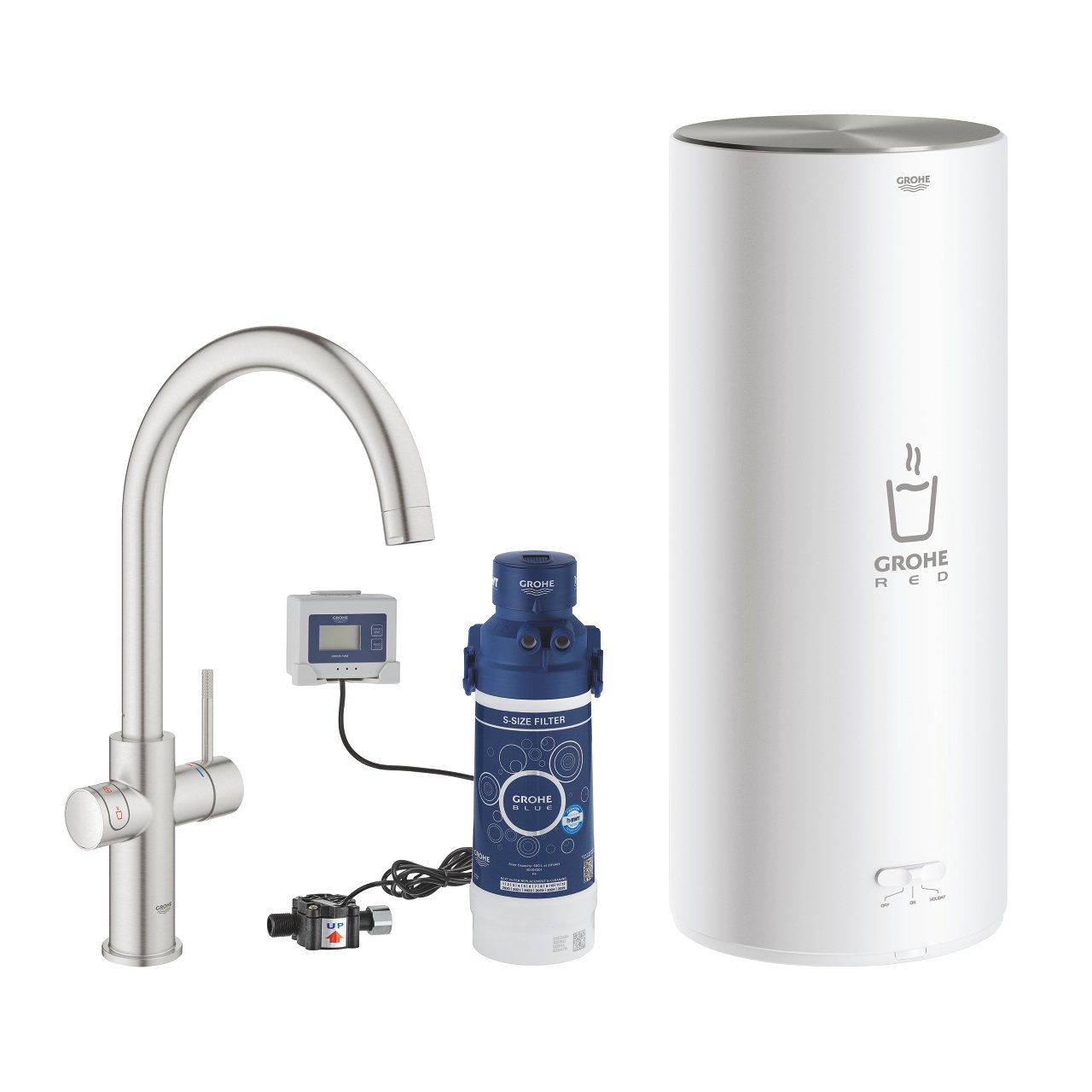 Смеситель для кухни Grohe Red 30079DC1 суперсталь