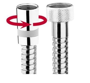 Шланг Bossini Doppia A00048B.030.1 хром