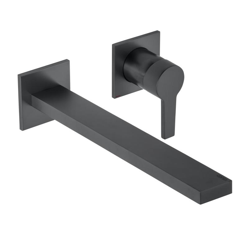 Смеситель для раковины (излив 265мм) Keuco Edition 11 51116130202 хром черный шлифованный