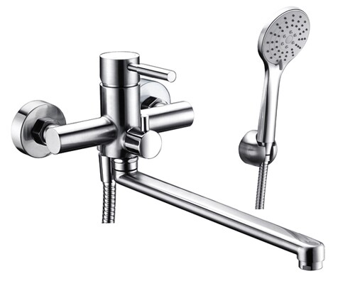 Смеситель для ванны с душем WasserKraft Main 4102L хром