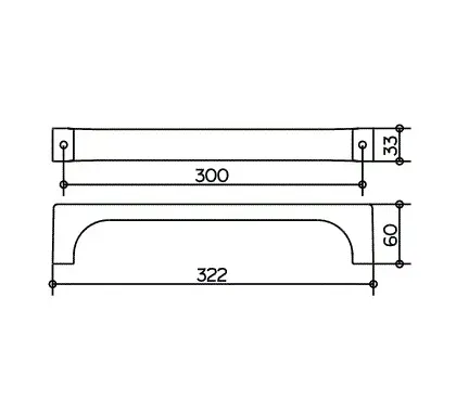 Поручень для ванной Keuco Edition 11 11107 010000 Хром