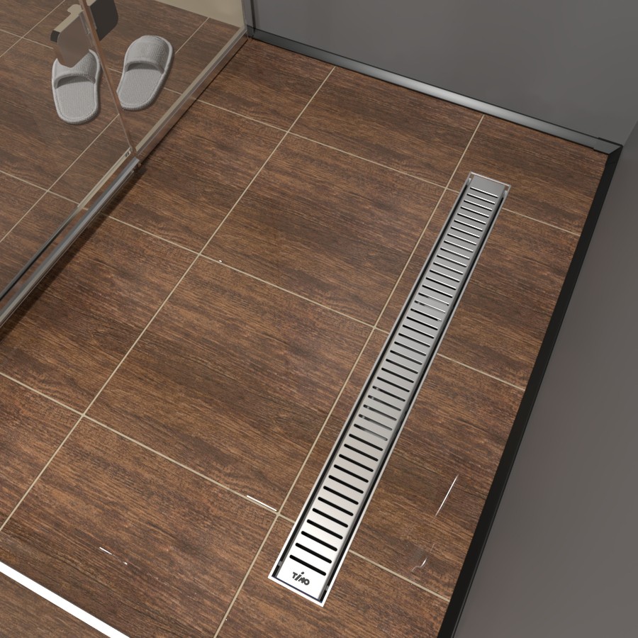 Душевой лоток TIMO Super Plast SP10900-PC10900, сатин