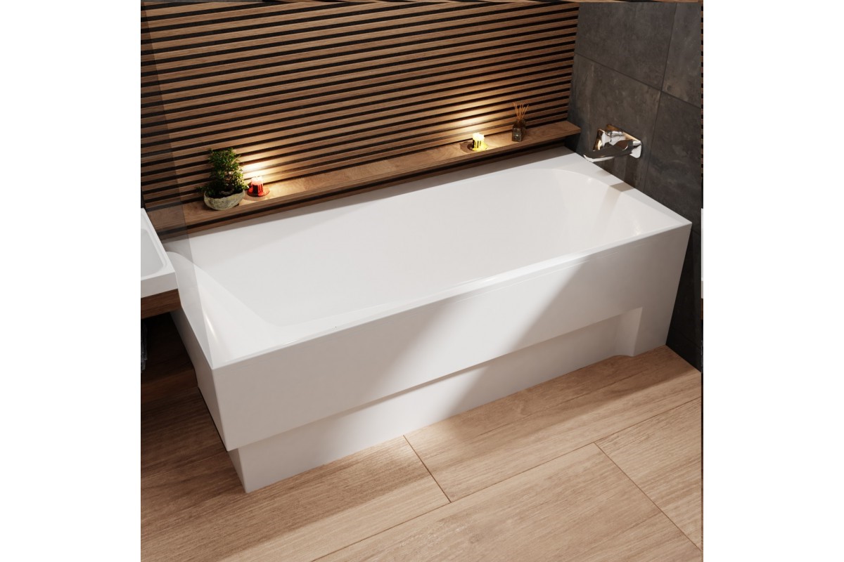 Ванна акриловая правосторонняя Vayer BOOMERANG Гл000010854, 190x90