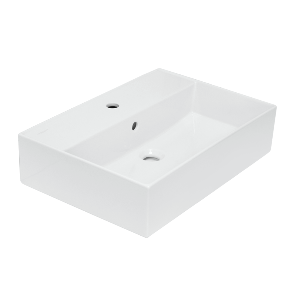 Раковина накладная 60см Sanita Luxe Novel NOV60SLWB01 белый