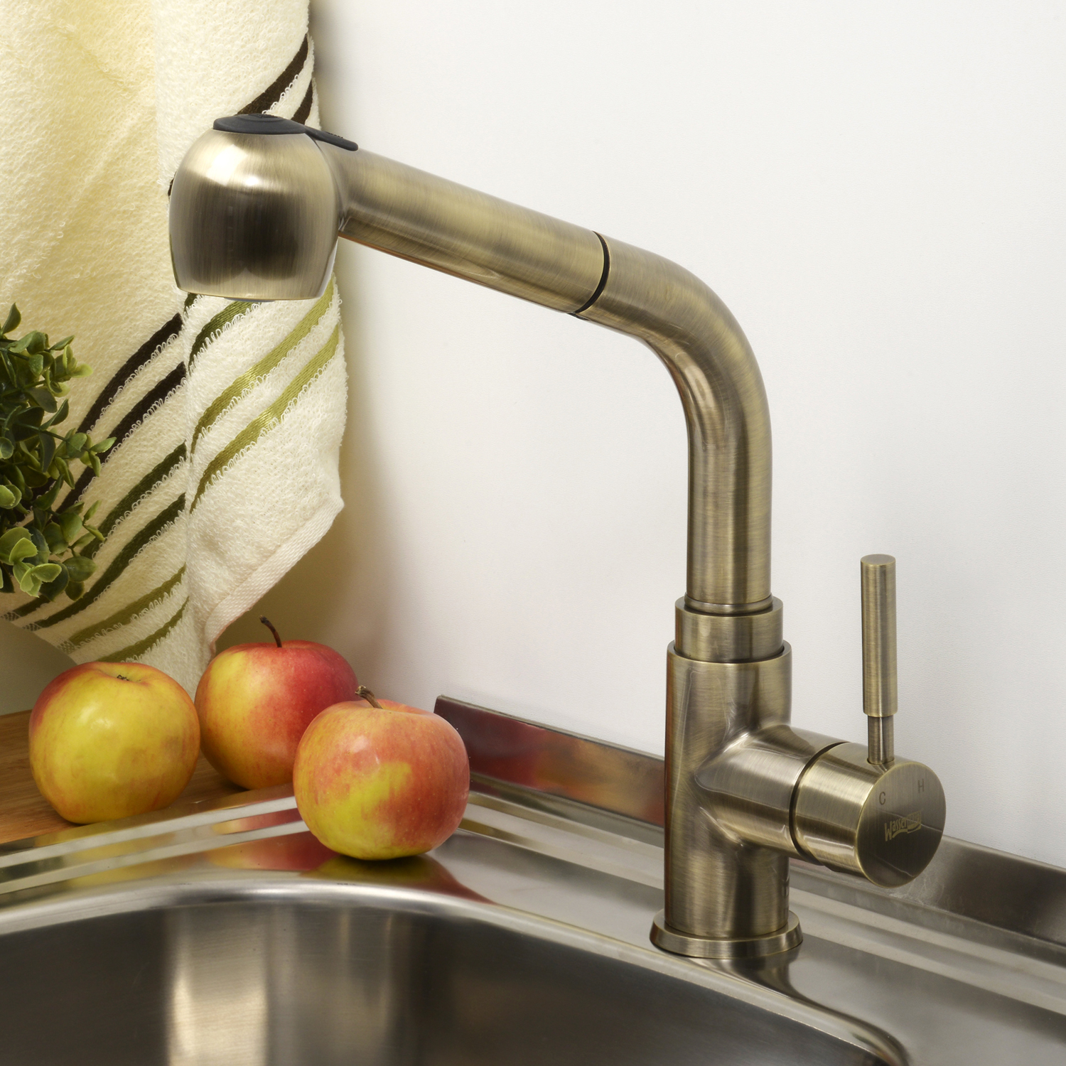 Смеситель для кухни WasserKraft A8237 светлая бронза