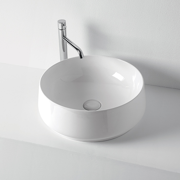 Раковина накладная 46см Kerasan F10 460401 белый