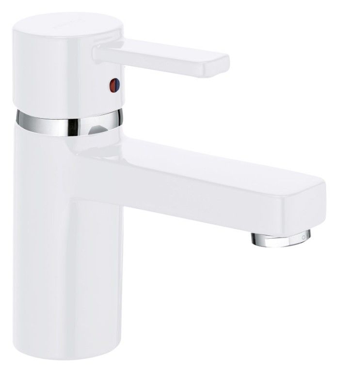 Смеситель для раковины Kludi Zenta  382519175 хром/белый