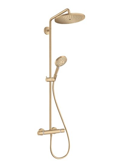 Душевая стойка Hansgrohe Croma Select S 26890140 бронза шлифованная