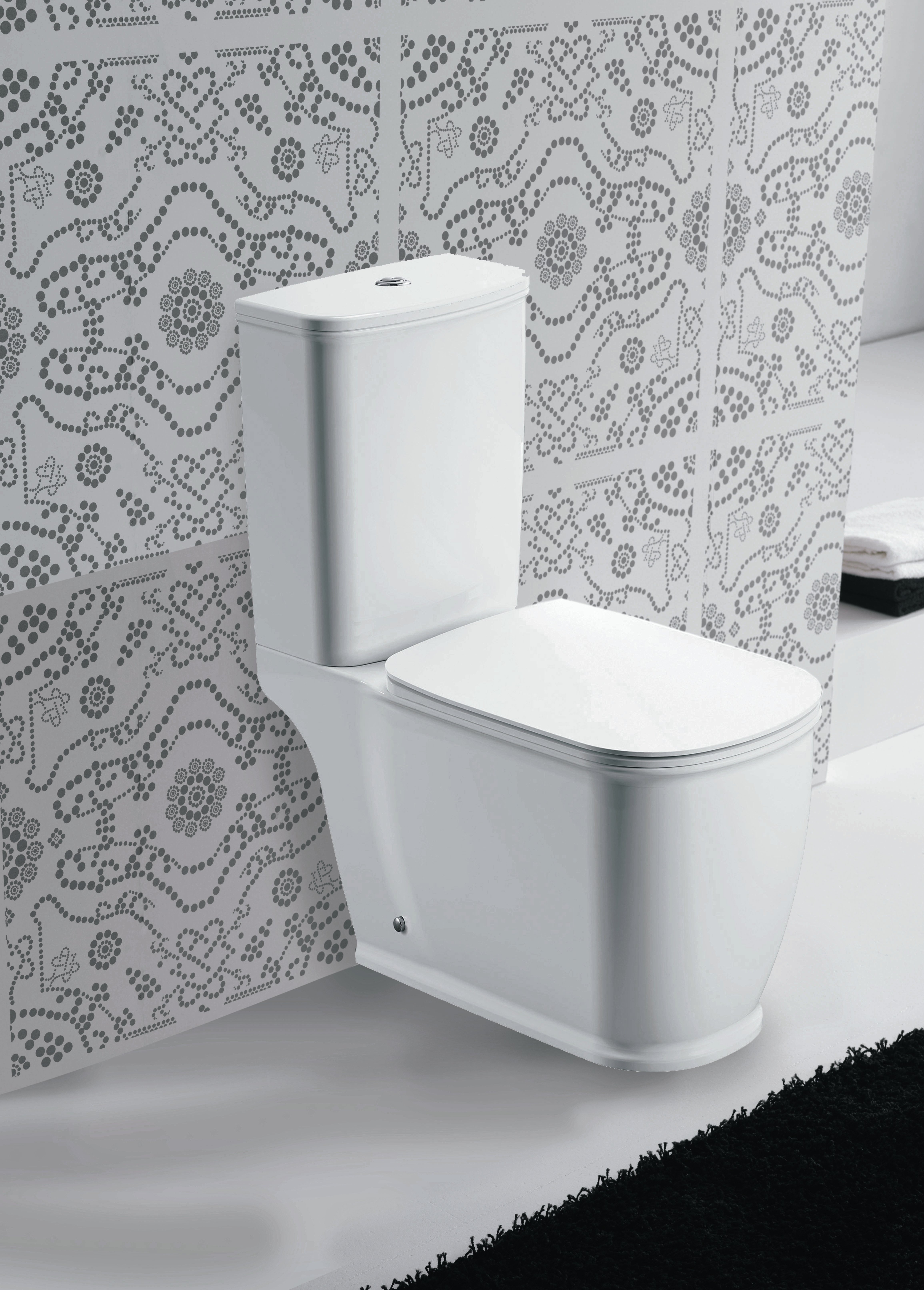 Напольный унитаз-компакт Grossman Comfort GR-N3013 белый, с сиденьем микролифт