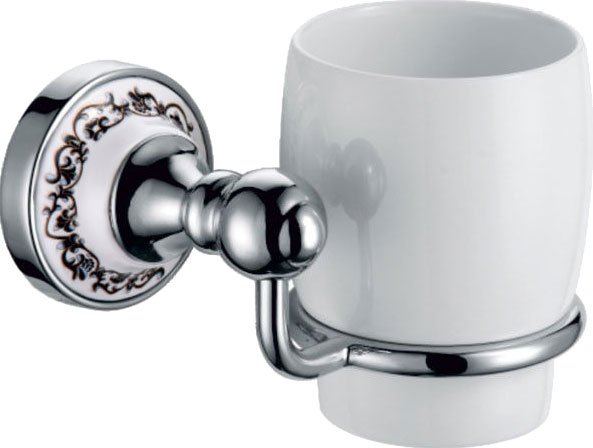 Стакан для зубных щеток Fixsen Bogema FX-78506 Хром Белый