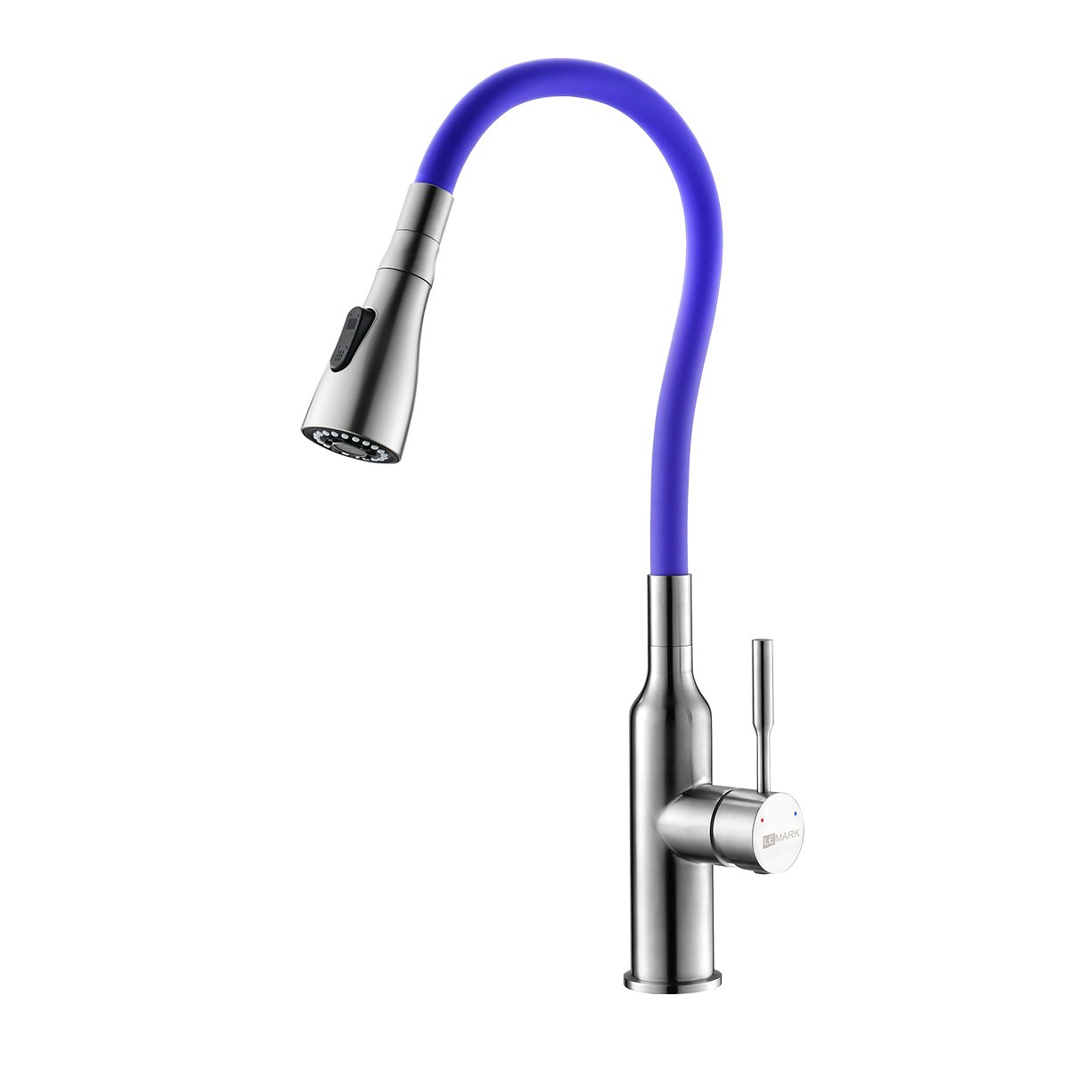 Смеситель для кухни Lemark Expert LM5082S-Violet нержавеющая сталь/фиолетовый