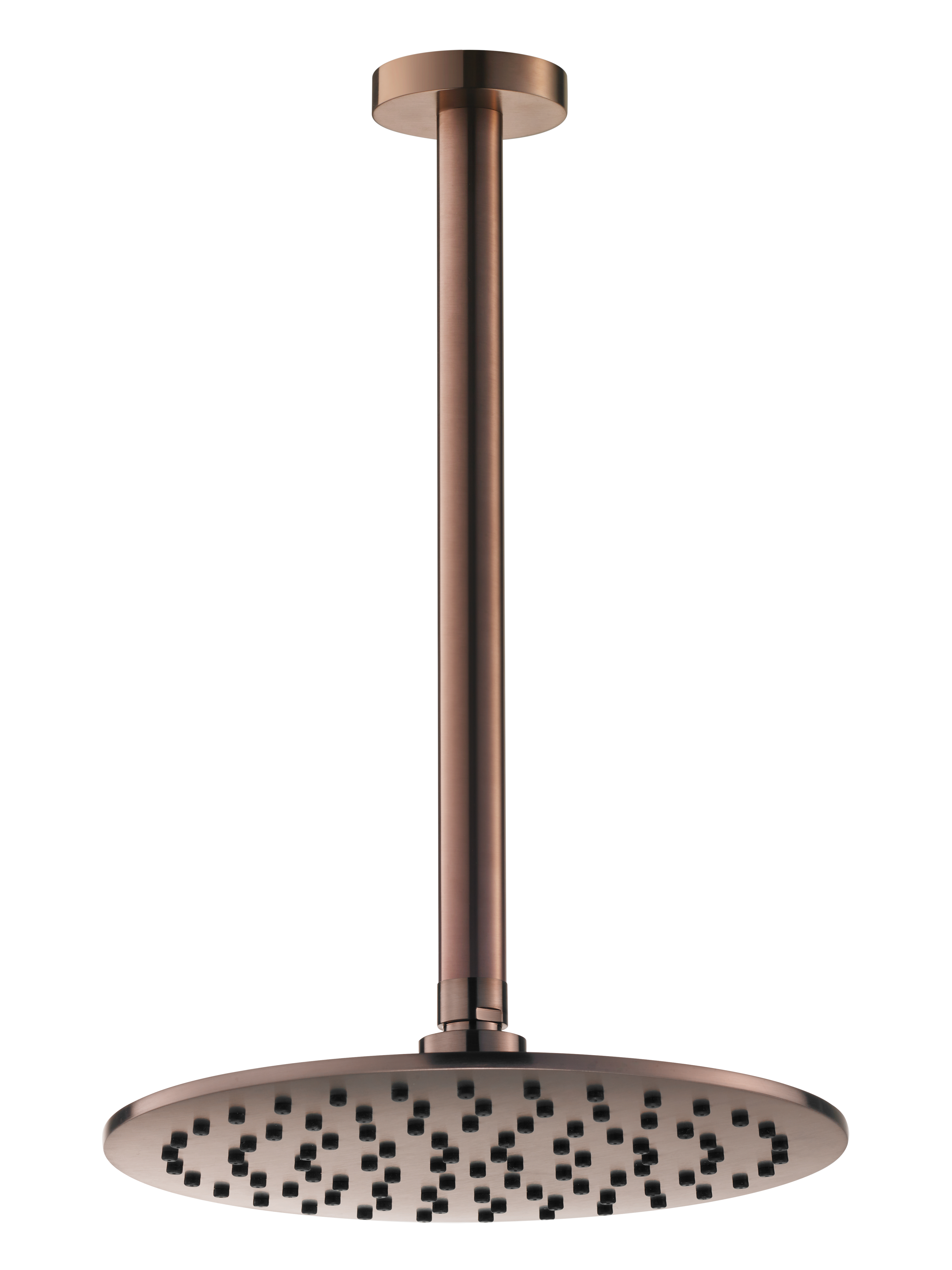 Потолочный (кронштейн 25см) верхний душ 25см Benesque Lumiere 22010706 бронза брашированная