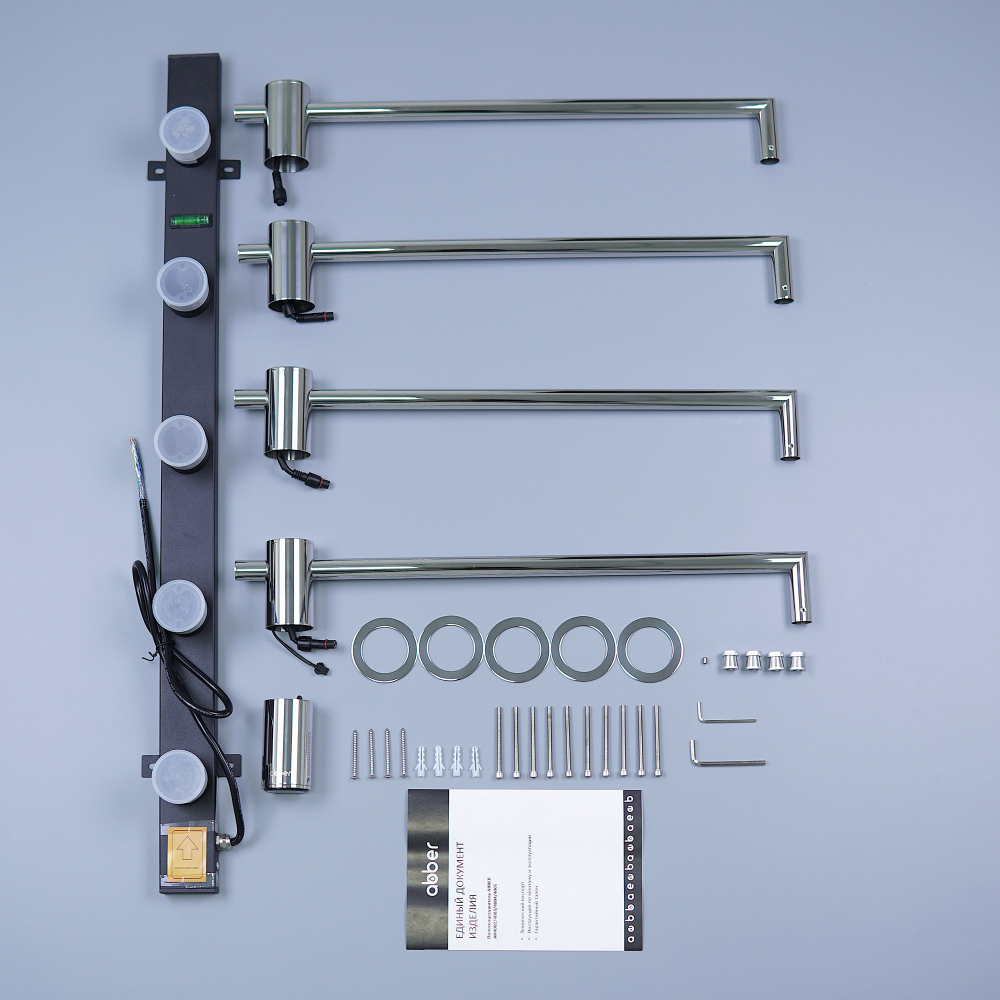 Полотенцесушитель электрический ABBER Charme AH4004 хром