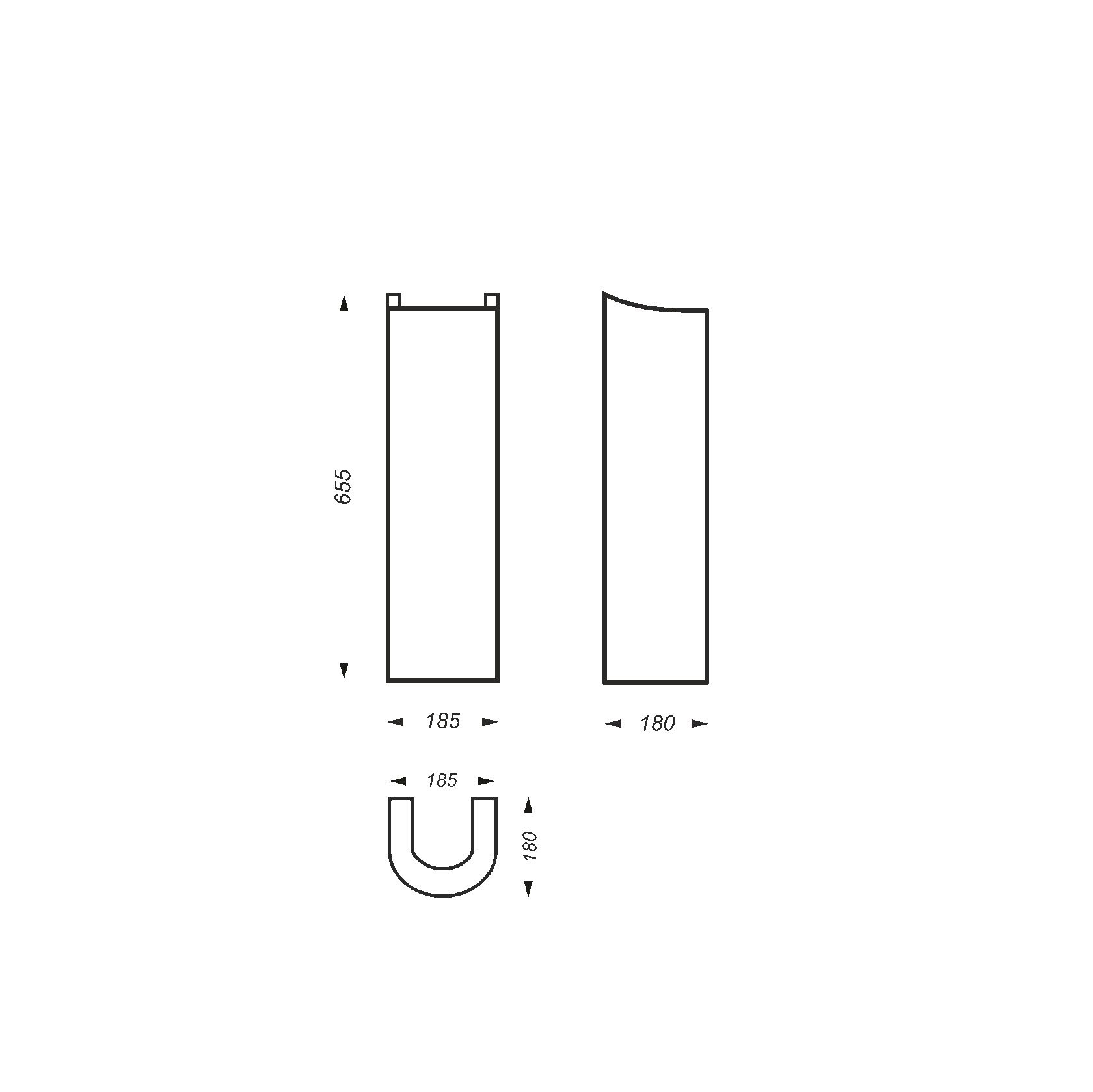 Раковина подвесная Sanita Luxe Best  BSTSLWB01 Белая