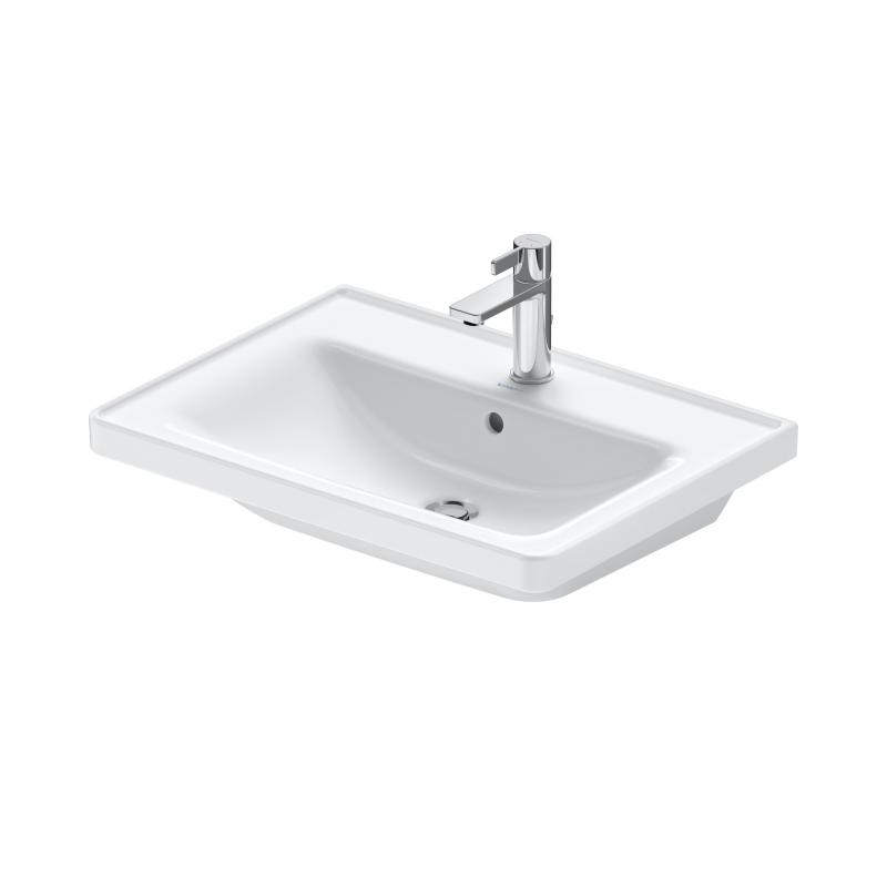 Раковина подвесная 65см Duravit D-Neo 2367650000 белый
