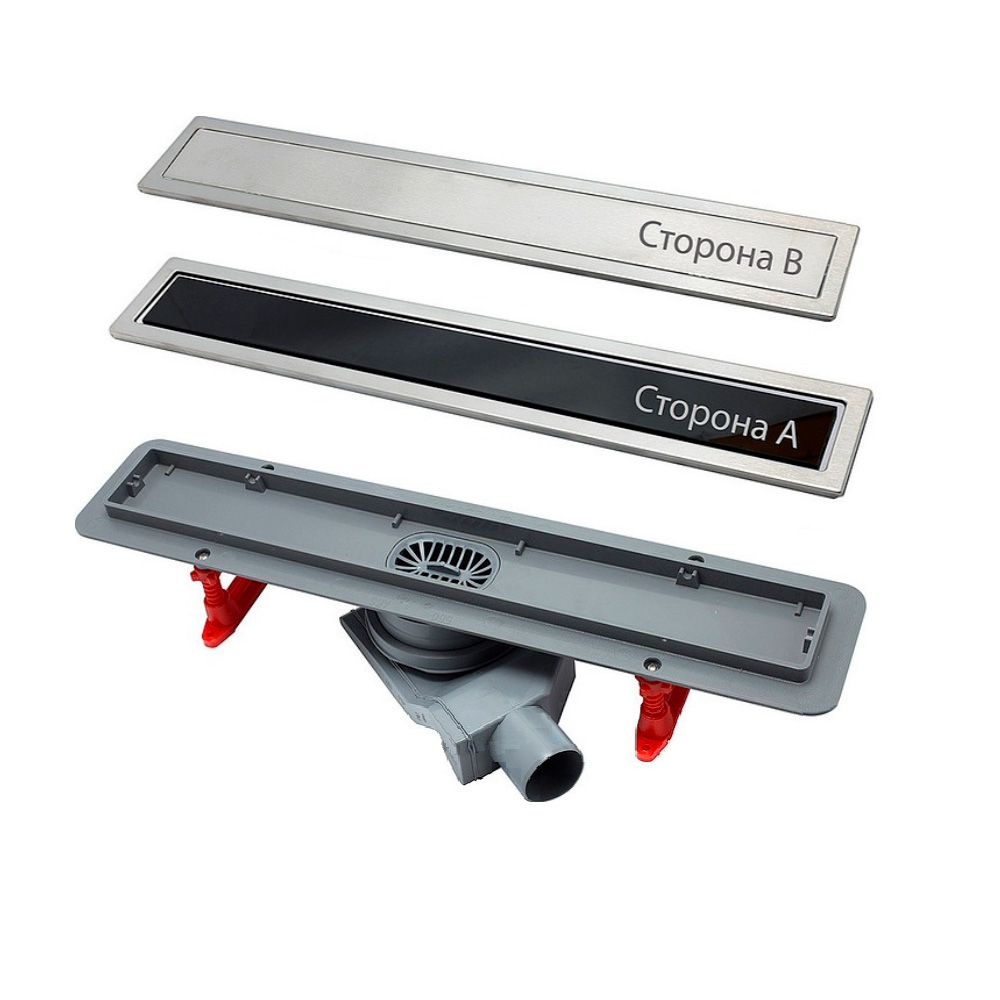 Душевой лоток Pestan Confluo Premium Black Glass line 450