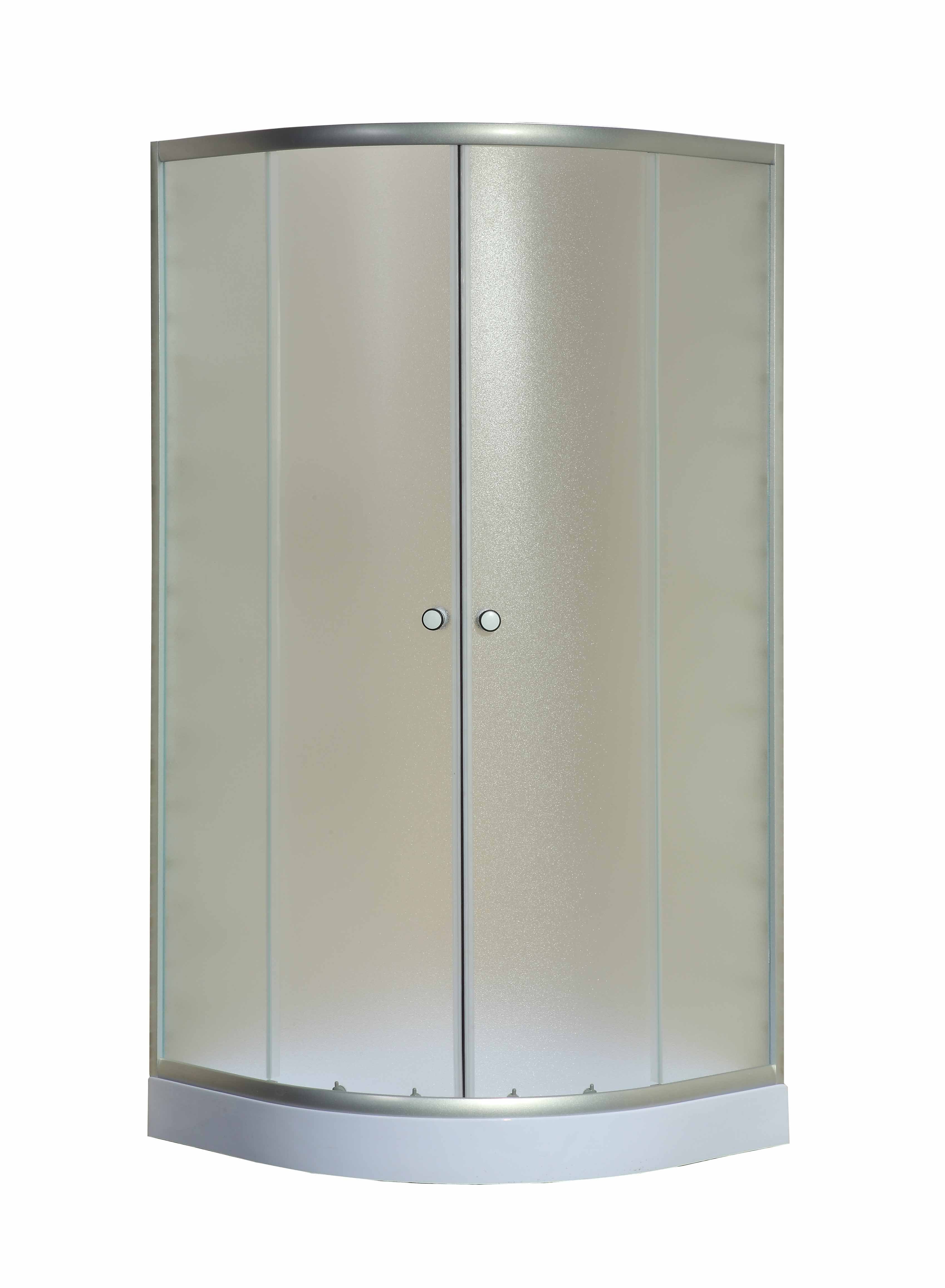 Душевой угол Niagara NG-007-08N 90x90x195 профиль хром матовый, стекло матовое