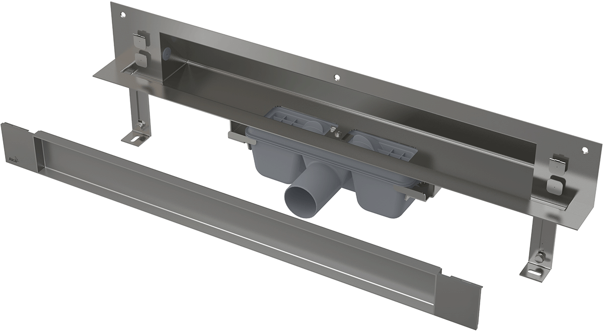 Душевой лоток Alcaplast Spa APZ5-TWIN-750 Серый с решеткой