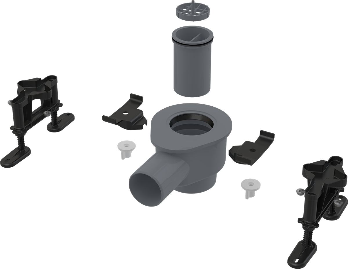 Сифон Alcaplast APZ-S12 серый