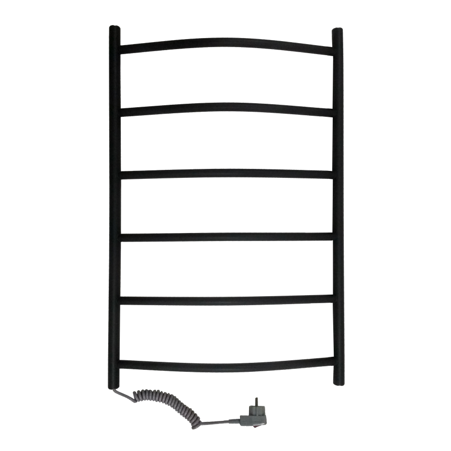 Полотенцесушитель электрический Маргроид Вид 4 80х50 черный матовый
