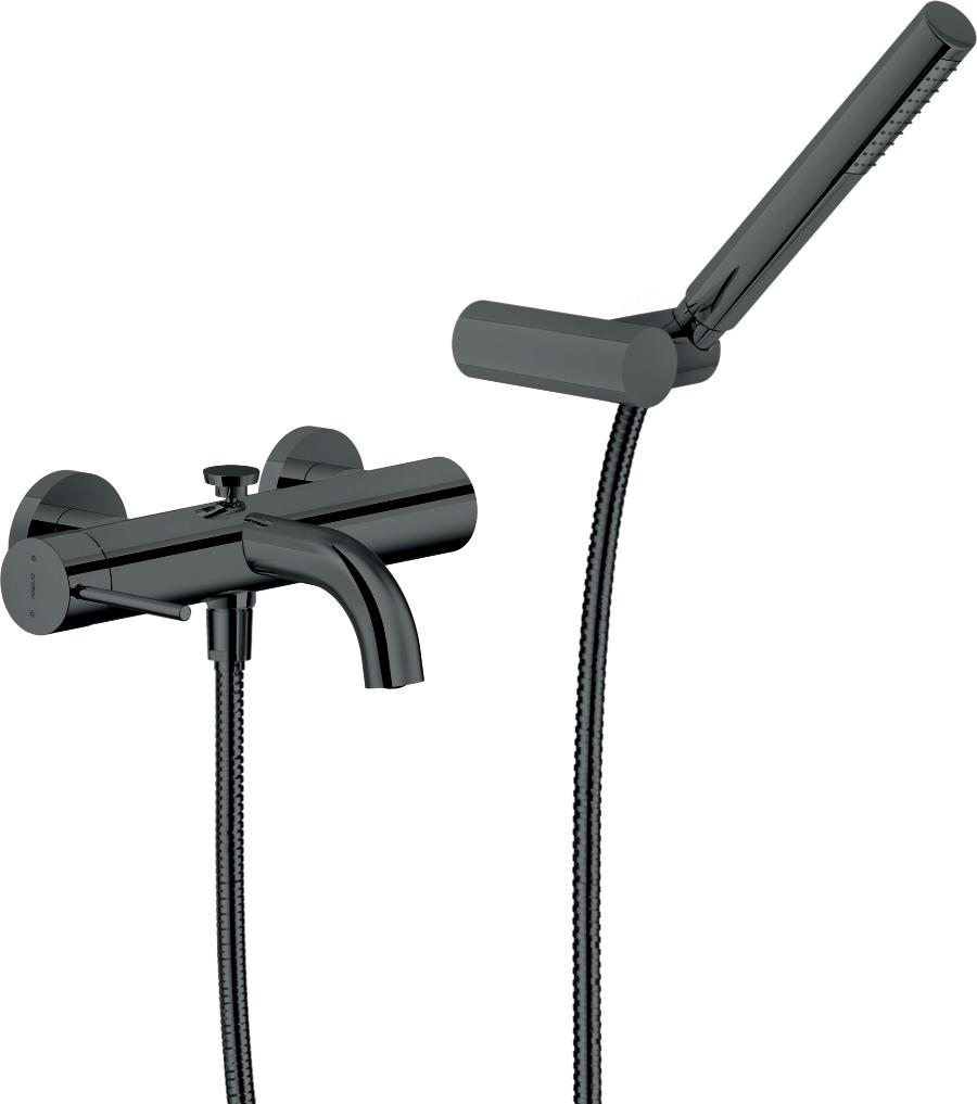Смеситель для ванны с душем Nobili Velis VE125110FLP черный