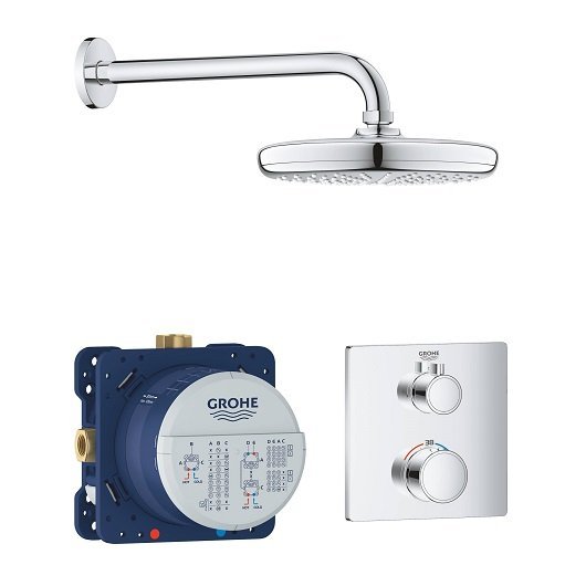 Встраиваемая душевая система Grohe Grohtherm 34728000 хром