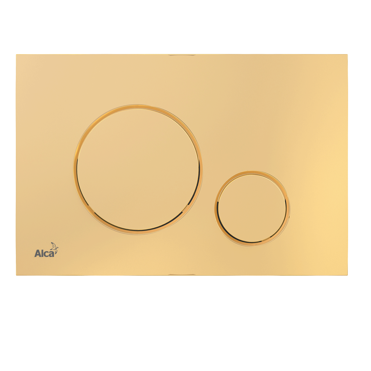 Кнопка смыва AlcaPlast THIN M675 золото