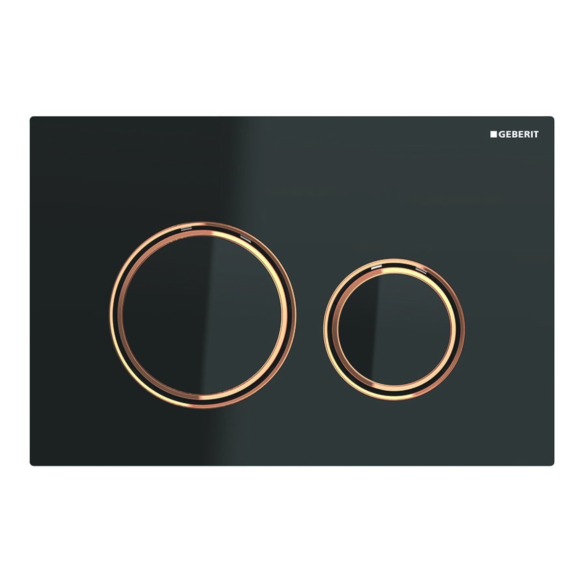 Кнопка смыва Geberit Sigma 21 115.650.SJ.1 черный/красное золото