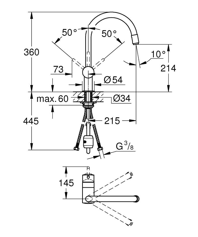 Смеситель Grohe Minta 32918000