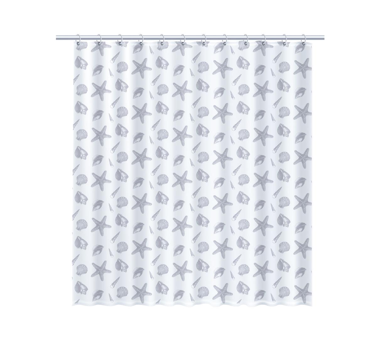 Шторка для ванной Fixsen Laguna FX-1501A, без колец