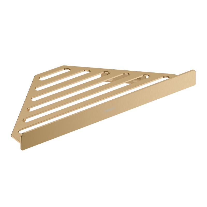 Полка угловая Hansgrohe AddStories 41741140 бронза шлифованная