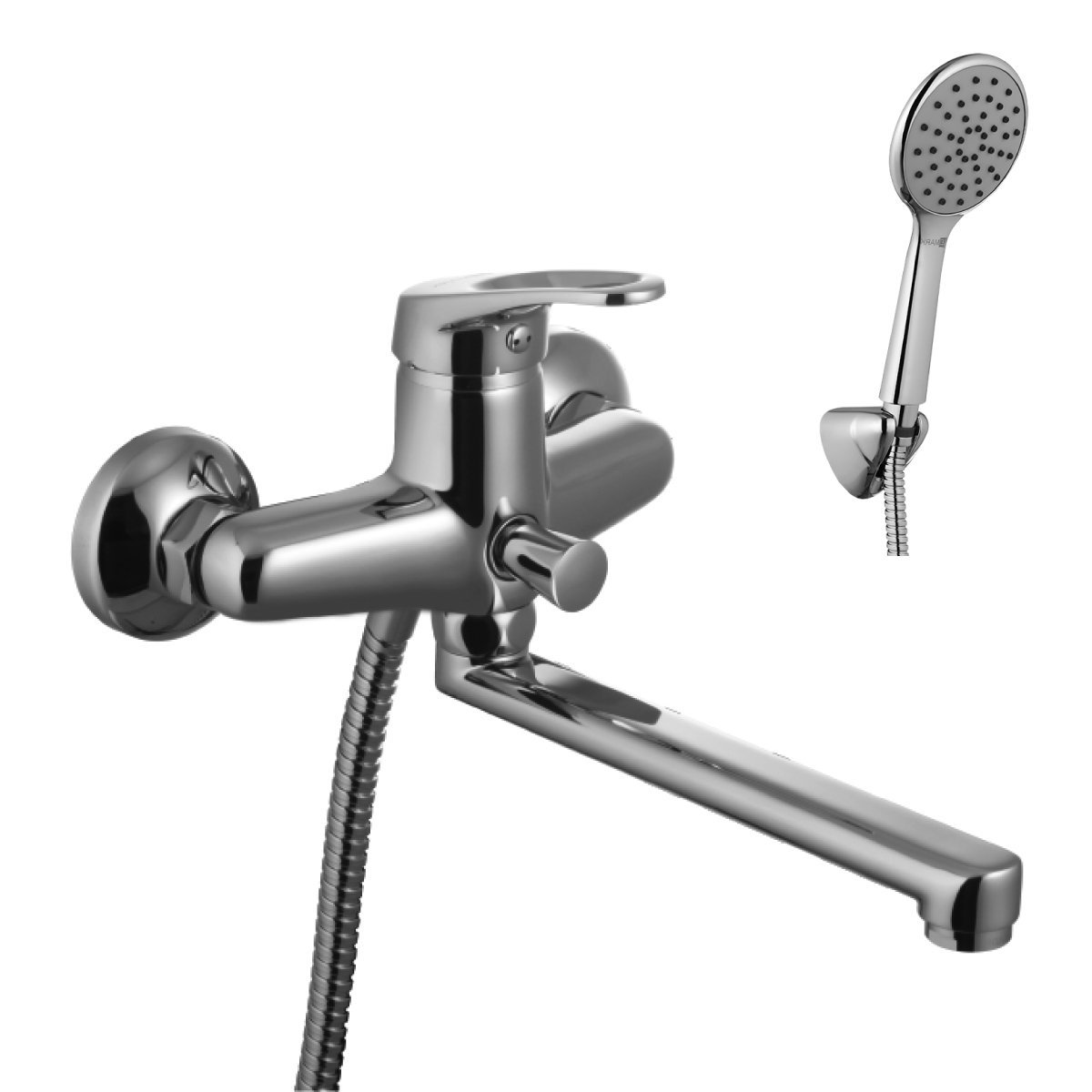 Смеситель для ванны с душем Lemark Omega LM3110C хром