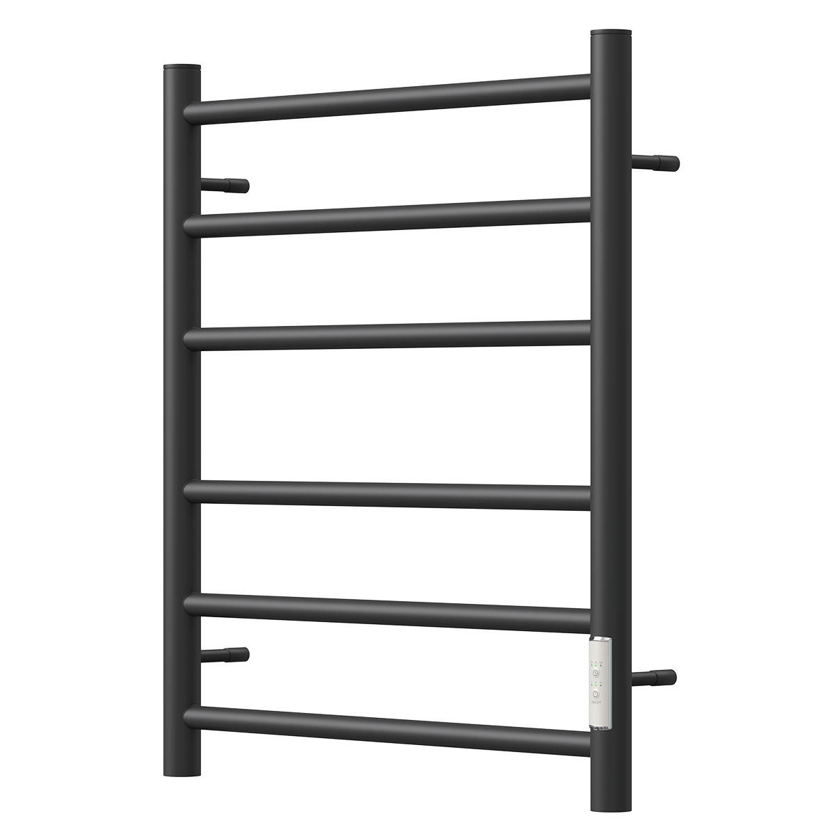 Полотенцесушитель электрический Point PN10856B П6 500x600 диммер справа, черный матовый