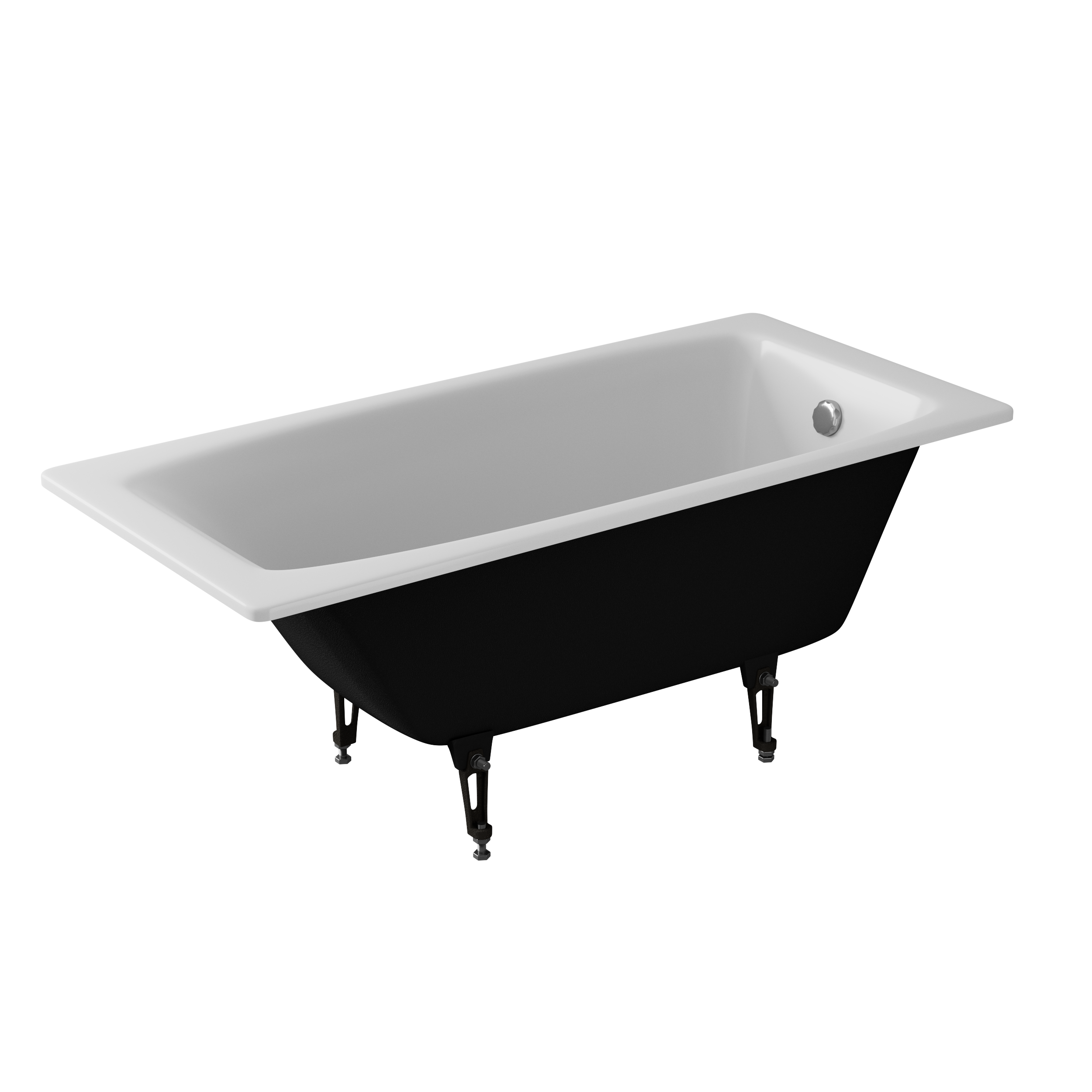 Ванна чугунная Delice Repos 1700х700, без ручек