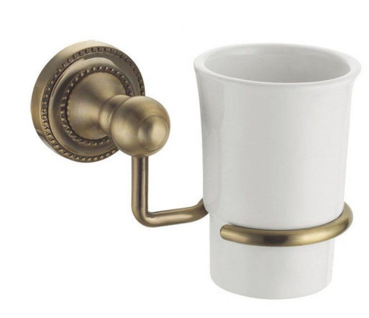 Стакан для зубных щеток Fixsen Antik FX-61106 Бронза