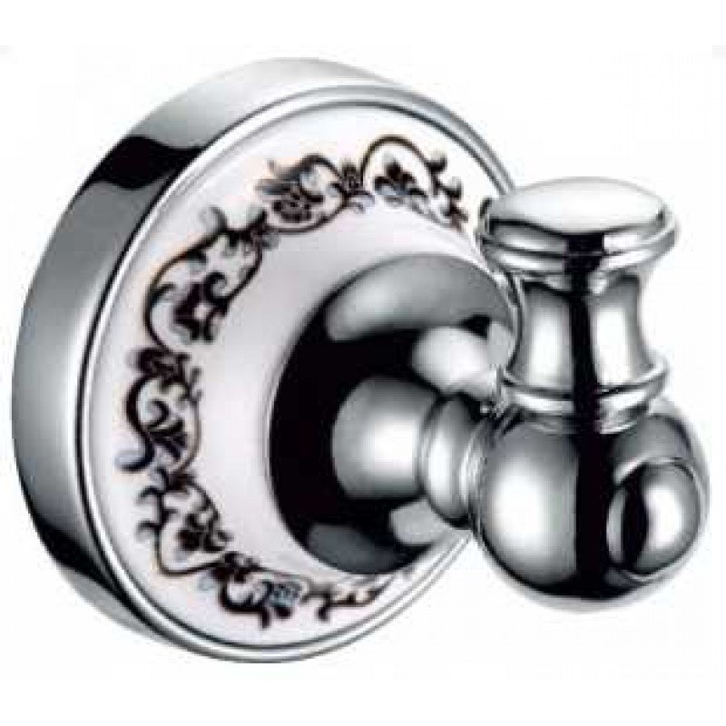 Крючок для полотенец Fixsen Bogema FX-78505 Хром Белый