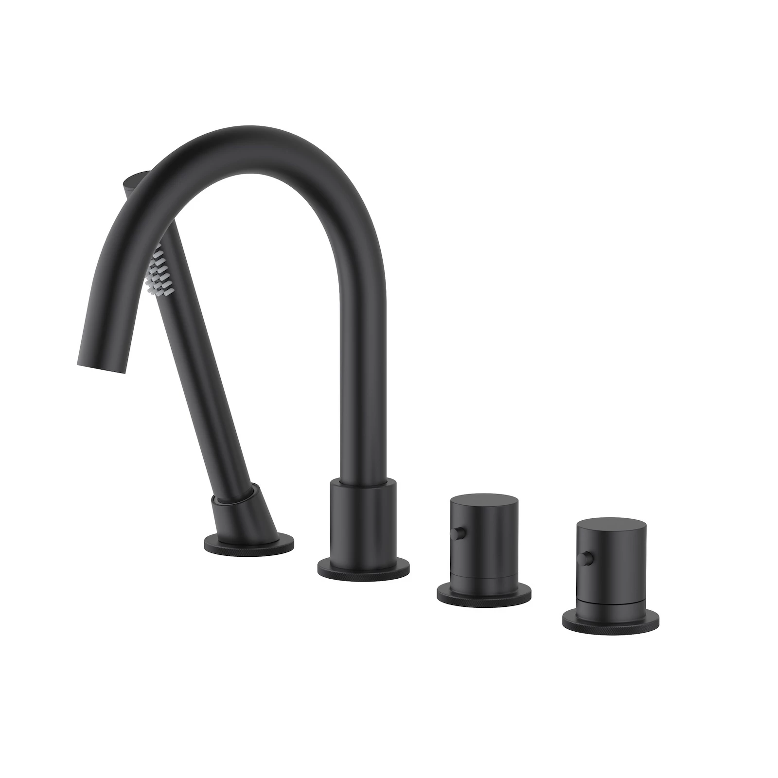 Смеситель термостатический на борт ванны Timo Saona 2330/03Y черный матовый