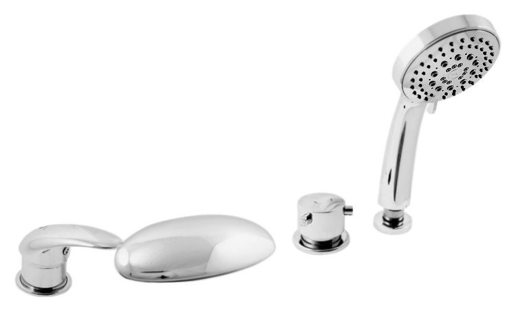 Смеситель на борт ванны Rav Slezak Dunaj D470.5P хром