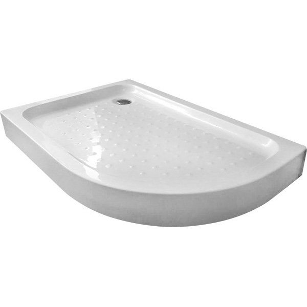 Акриловый поддон для душа Gemy 120х80х16 радиальный R Белый