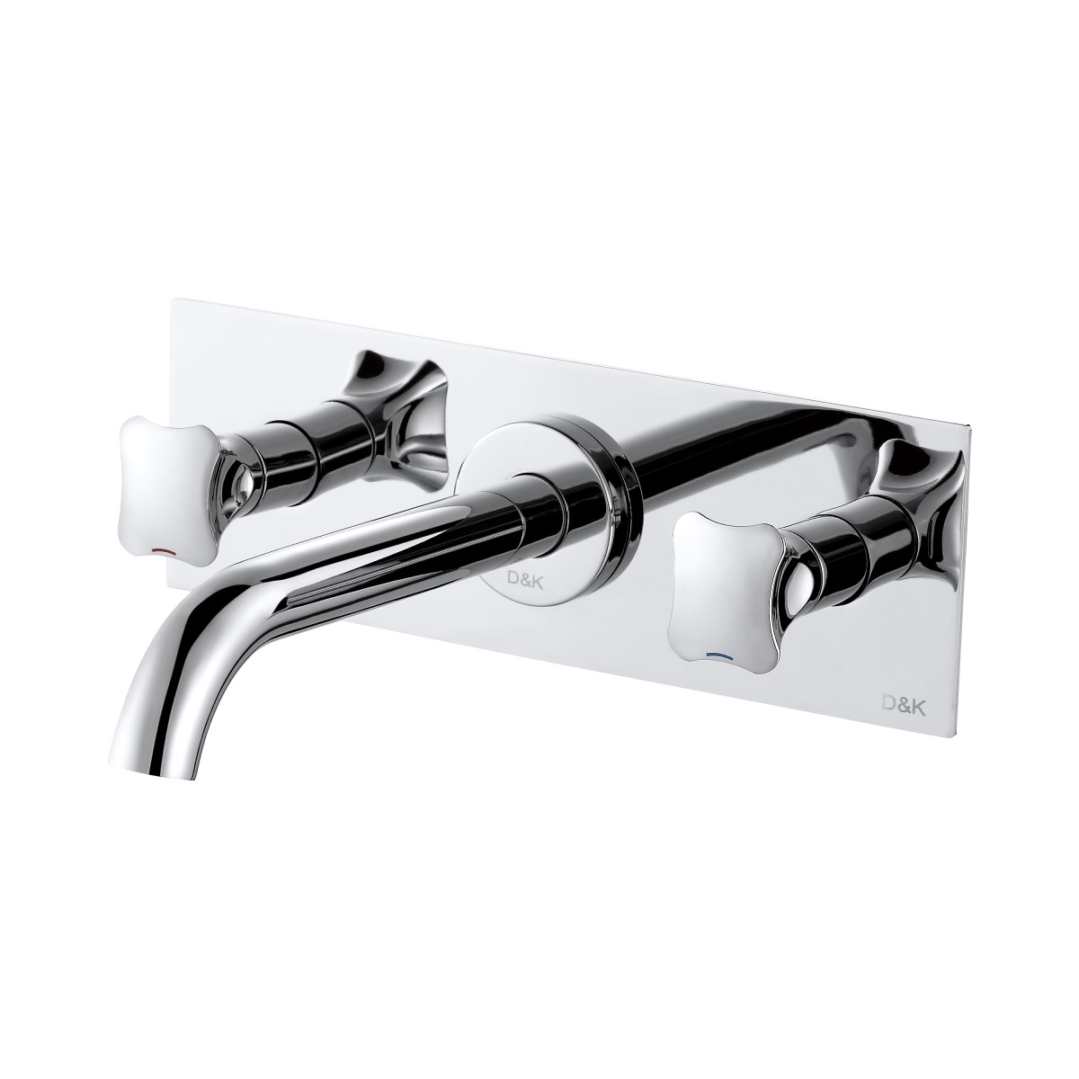 Встраиваемый смеситель для раковины D&K Hessen DA1384401, хром