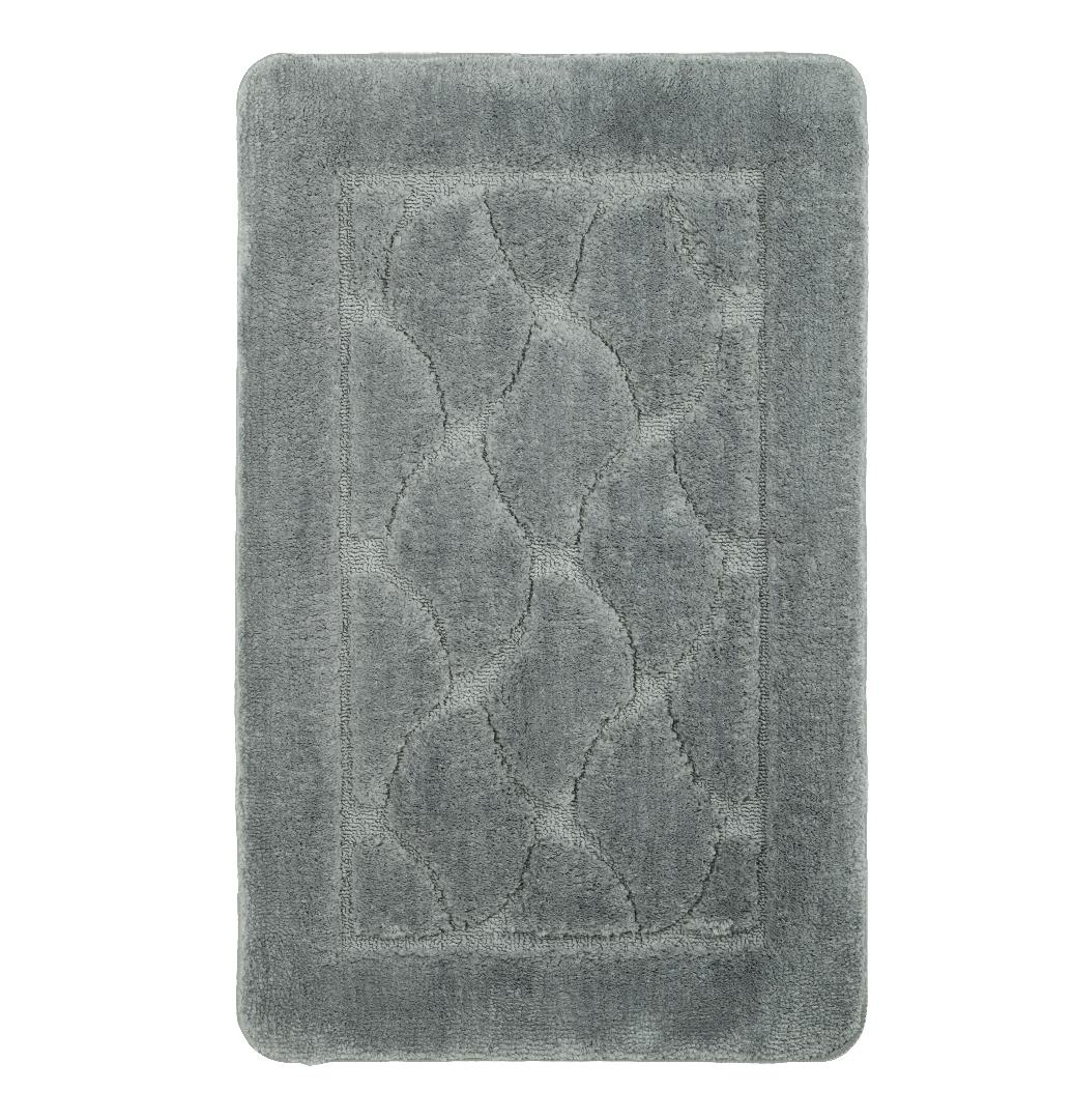 Коврик для ванной Fixsen Link 1-ый,  FX-5002K, серый, 50х80 см.