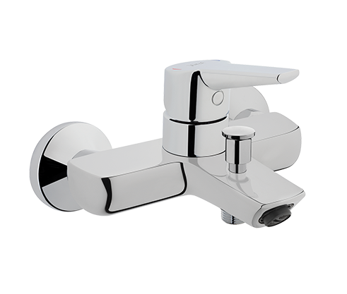 Смеситель для ванны и душа Vitra Solid S A42444EXP Хром