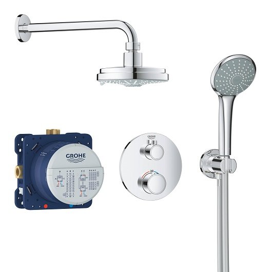 Встраиваемая душевая система Grohe Grohtherm 34735000 хром