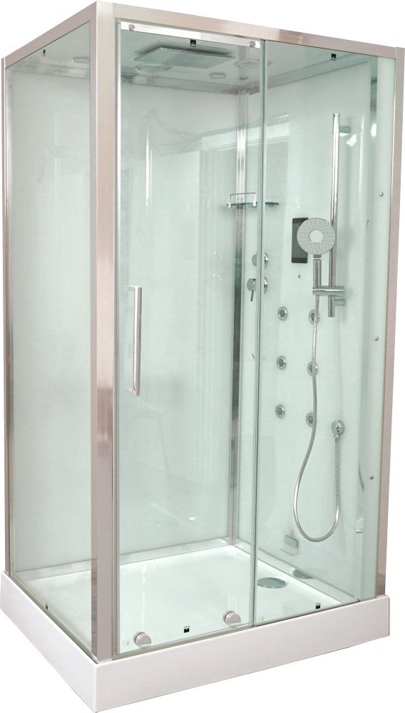 Душевая кабина Timo Premium PURO Н-510 L 120x90x220 профиль хром глянцевый, стекло прозрачное