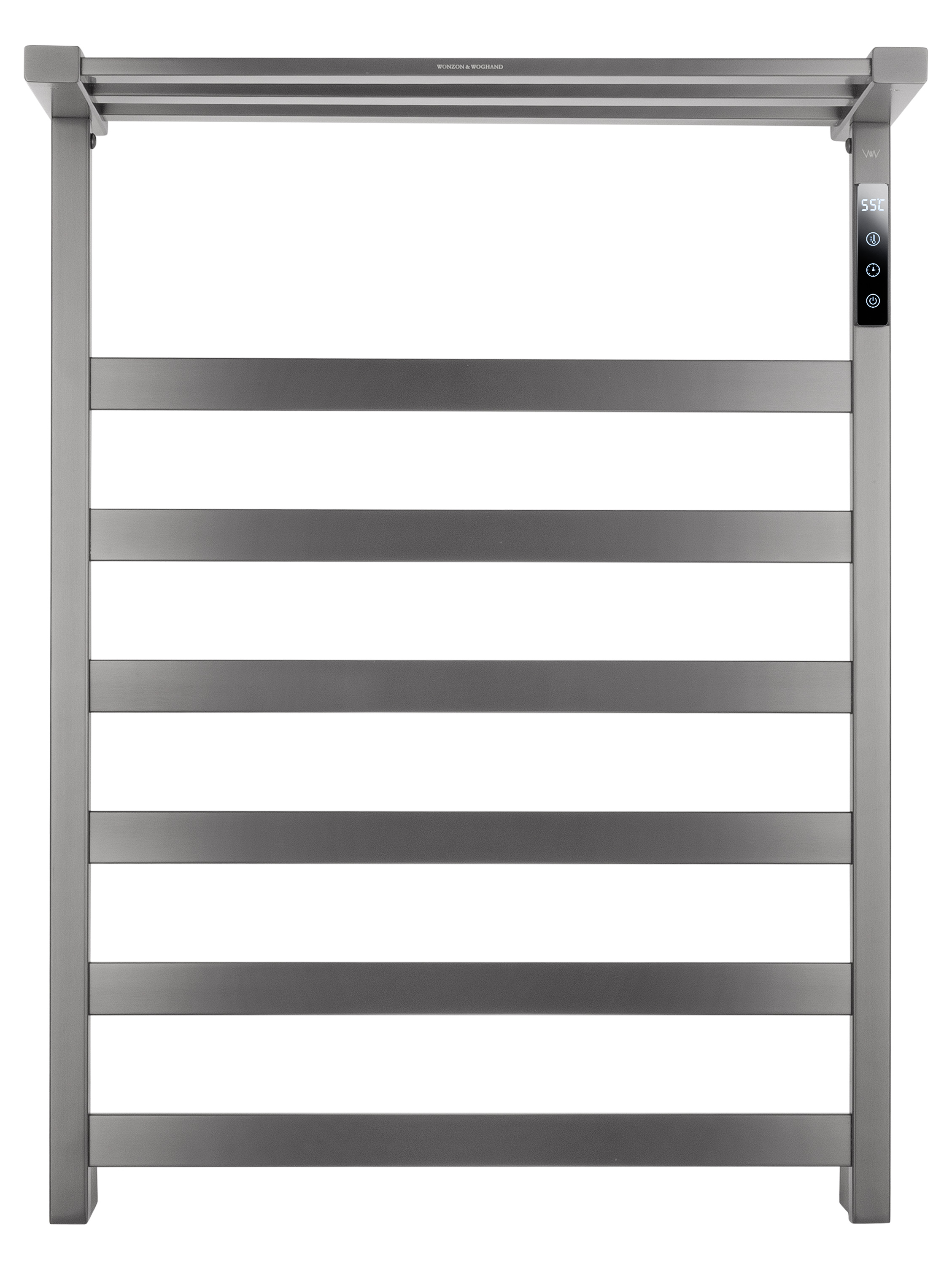 Полотенцесушитель электрический WONZON & WOGHAND FRANKFURT, Темный графит (WW-A1026-GM)