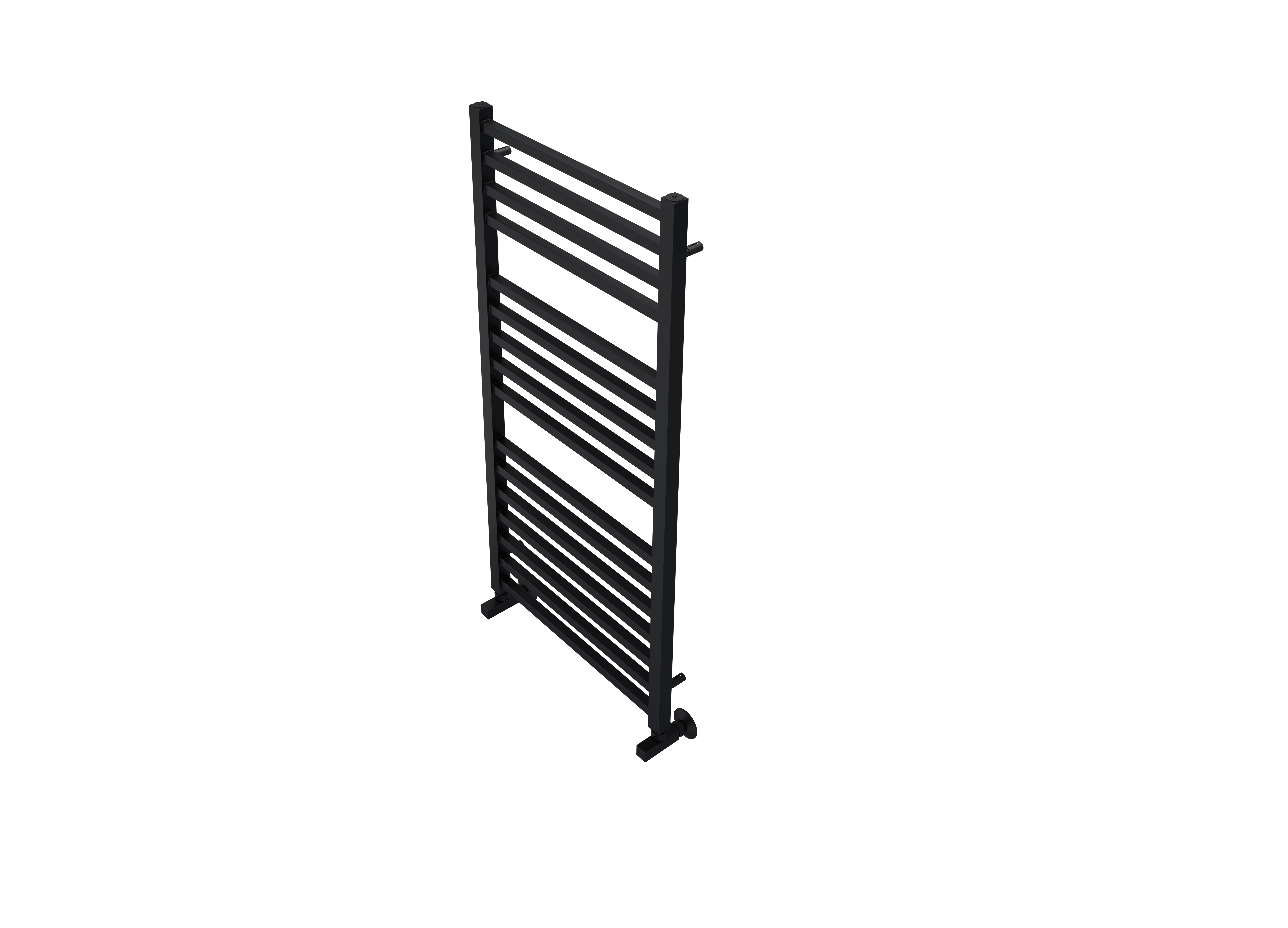 Полотенцесушитель водяной Aquatek Альтаир AQ KK1611BL 110х50 черный муар