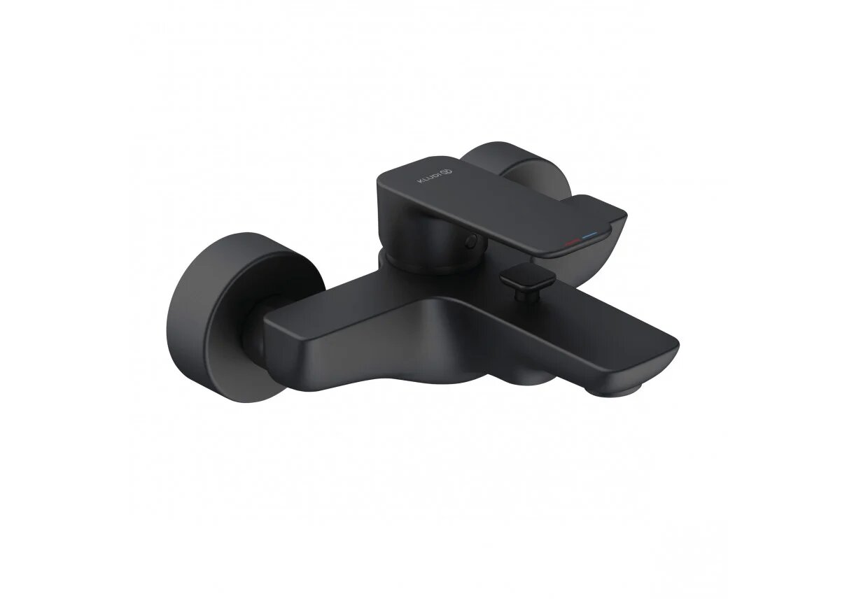 Смеситель для ванны с душем Kludi Pure&Style 406813975 черный матовый